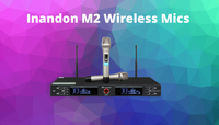 Official Inandon M2 Wireless Microphone Set