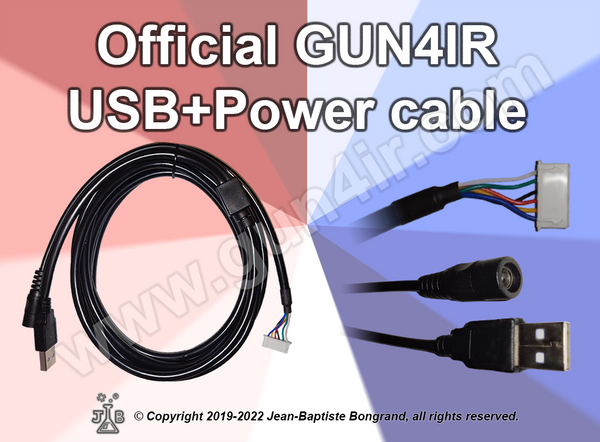 New Gun4IR USB + Power Cable for SMD PCBs (RPEG Exclusive)