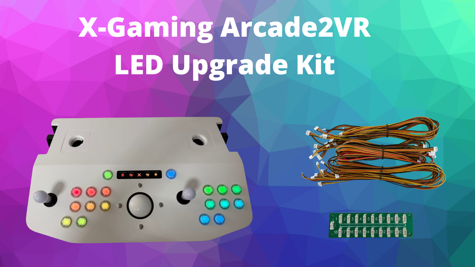 X-Gaming Arcade2VR LED Upgrade Kit – RPEG Electronics