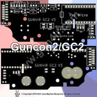 GUN4IR Guncon2 DIY PCBs by JB