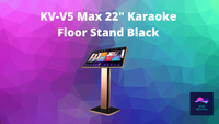 INANDON KV-V5 Max 22" All in One Karaoke System Floor Stand