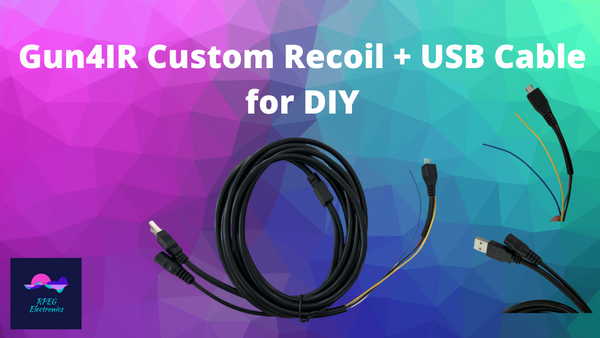 Gun4IR Custom Recoil + USB Cable for DIY (10 Feet)
